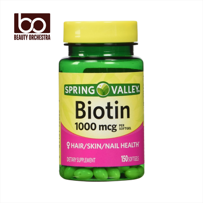 Picture of Spring Valley Biotin 1000mcg - 150 Softgels