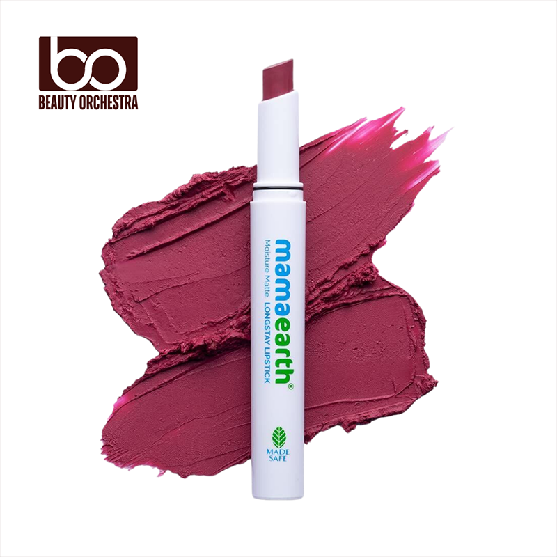 Picture of Mamaearth Moisture Matte Long Stay Lipstick - 03 Candyfloss Pink - 2g