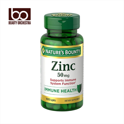 Picture of Nature's Bounty Zinc Supplement 50 Mg 100 Caplets