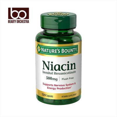 Picture of Nature’s Bounty Niacin 500mg - 120 Capsules