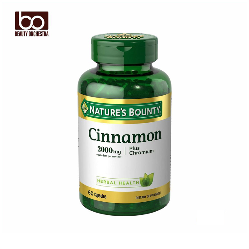Picture of Nature’s Bounty Cinnamon Plus Chromium 2000mg - 60 Capsules