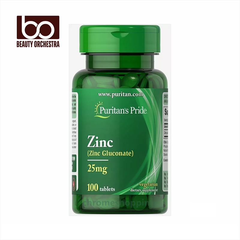 Picture of Puritans Pride Zinc 50 mg - 100 Caplets