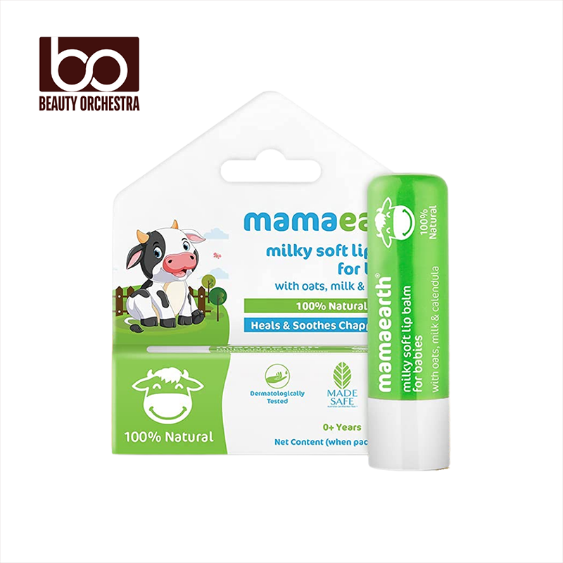 Picture of Mamaearth Natural Milky Soft Lip Balm For Babies - 4g