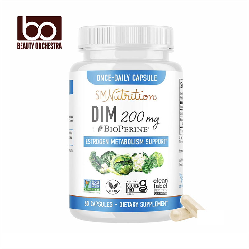 Picture of SMNutrition DIM 200mg With BioPerine - 60 Capsules
