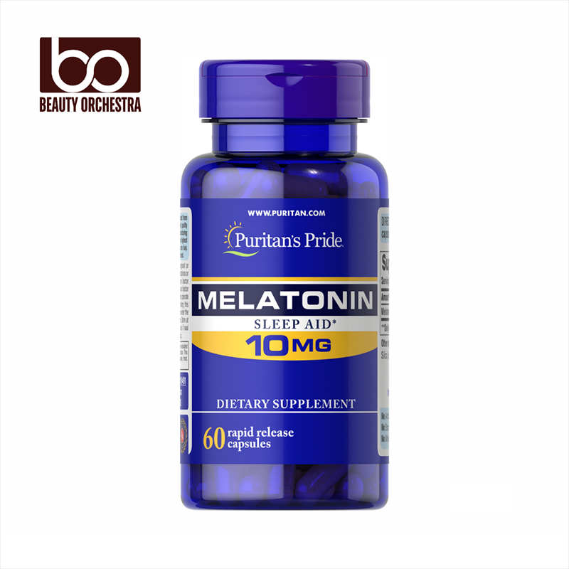 Picture of Puritan's Pride Melatonin 10mg - 60 Rapid Release Capsules