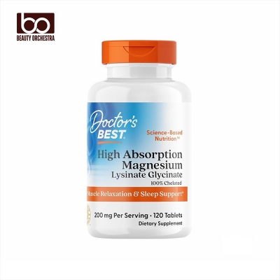 Picture of Doctor's Best High Absorption Magnesium Glycinate Lysinate - 120 Tablets