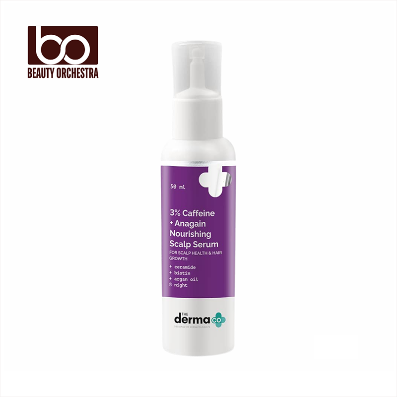 Picture of The Derma Co 3% Caffeine + Anagain Nourishing Scalp Serum - 50ml