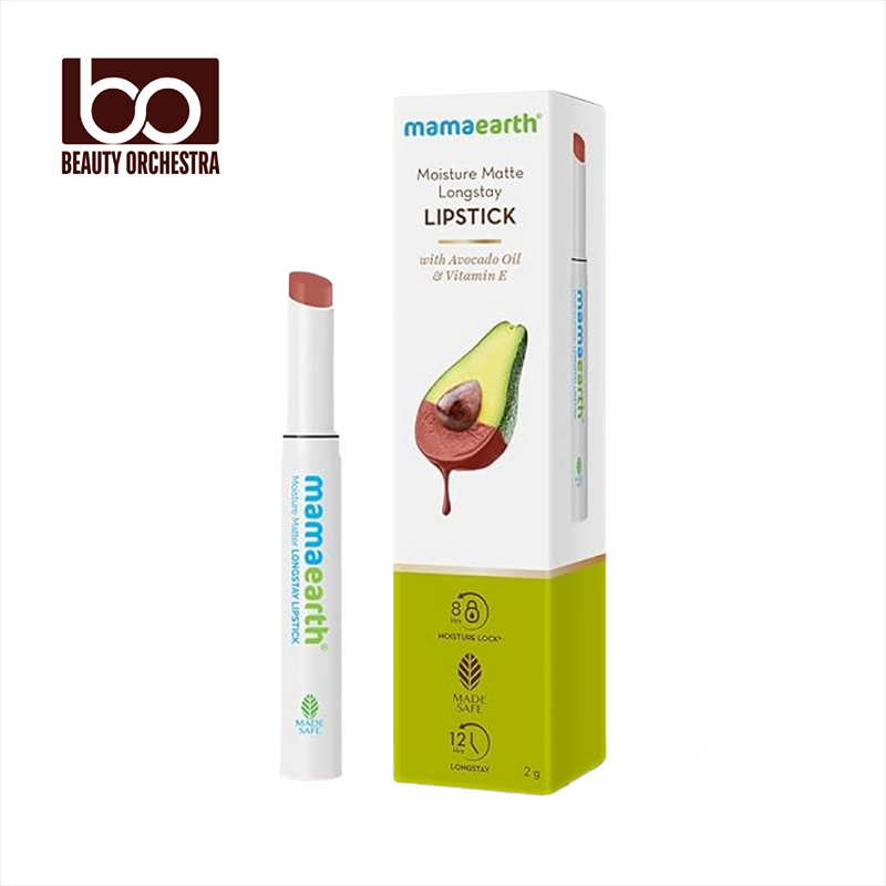 Picture of Mamaearth Moisture Matte Longstay Lipstick (14 Peach Nude) - 2g