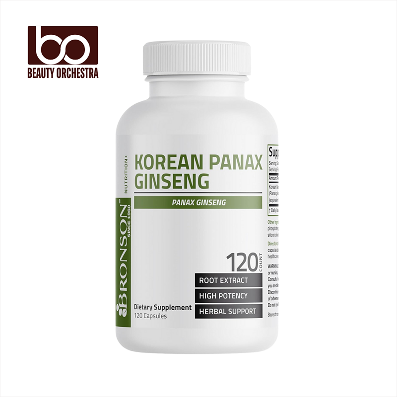 Picture of Bronson Korean Panax Ginseng 1000 mg - 120 Capsules