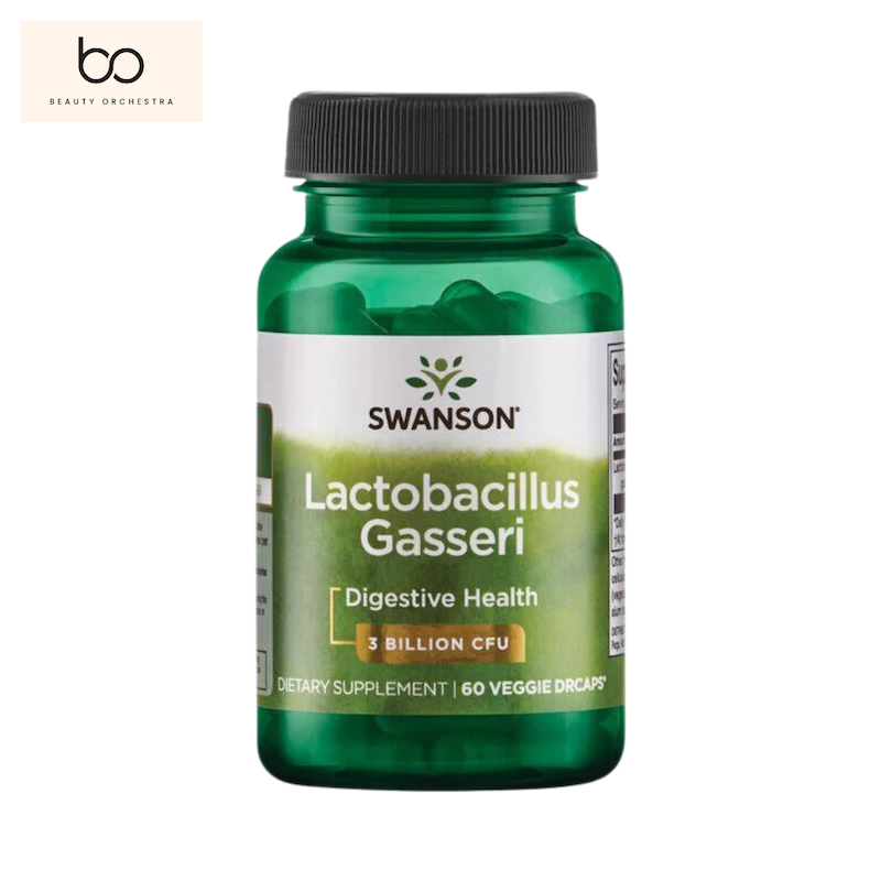 Picture of Swanson Lactobacillus Gasseri Probiotic Supplement for Digestive Health - Microbial Balance- 3 Billion CFU / 60 Veg Caps