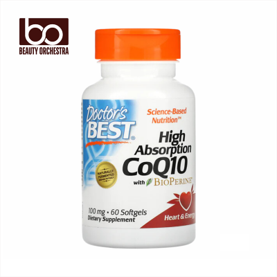 Picture of Doctor's Best High Absorption CoQ10 With BioPerine 100mg - 60 Softgels