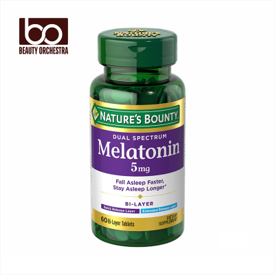 Picture of Nature's Bounty Melatonin 5mg Dual Spectrum - 60 Bi-Layer Tablets