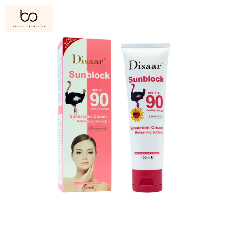 Picture of Disaar Sunscreen Cream Refreshing Sunblock SPF 90++ Protection - 100ml