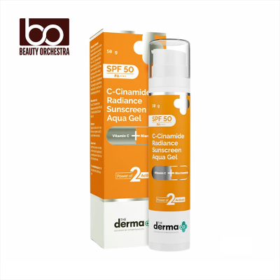 Picture of The Derma Co C-Cinamide Radiance Sunscreen Aqua Gel - 50g
