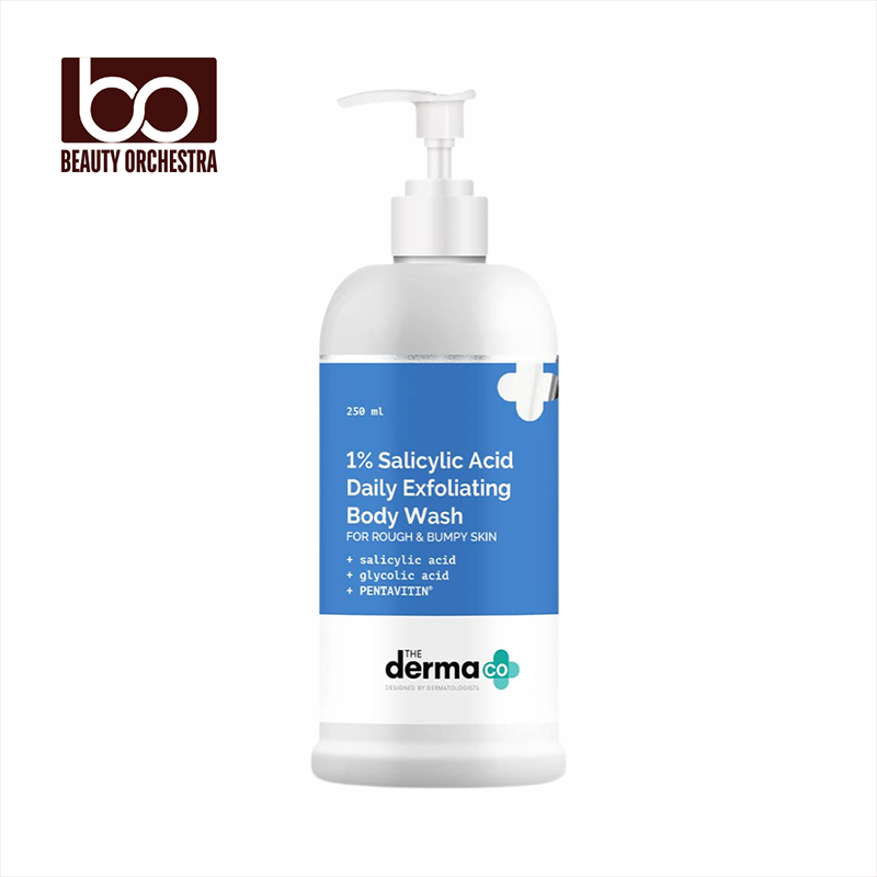 Picture of The Derma Co 1% Salicylic Acid Daily Exfoliating Body Wash - 250ml