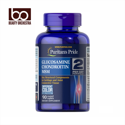 Picture of Puritan's Pride Glucosamine, Chondroitin & MSM-2 Per Day Formula - 90 Caplets