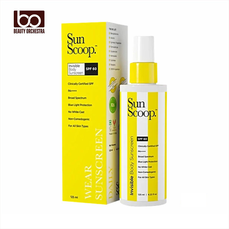 Picture of Sunscoop Invisible Body Sunscreen Spray - SPF 60 PA++++ 125 ml