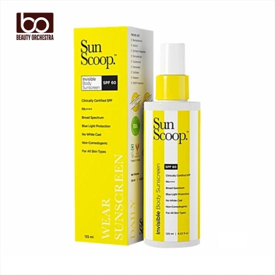Picture of Sunscoop Invisible Body Sunscreen Spray - SPF 60 PA++++ 125 ml