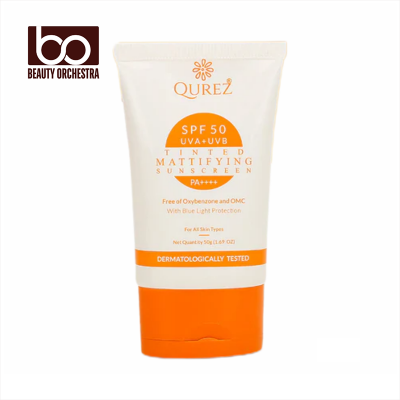 Picture of Qurez Mattifying Tinted Sunscreen SPF 50 PA++++ - 50g