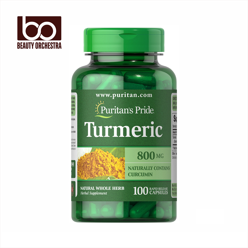 Picture of Puritan’s Pride Turmeric 800 mg - 100 Capsules