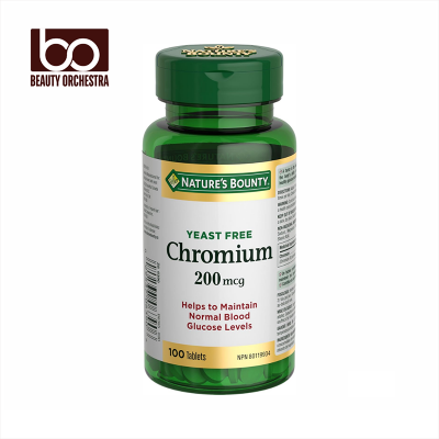 Picture of Nature’s Bounty Chromium 200mcg - 100 Tablets
