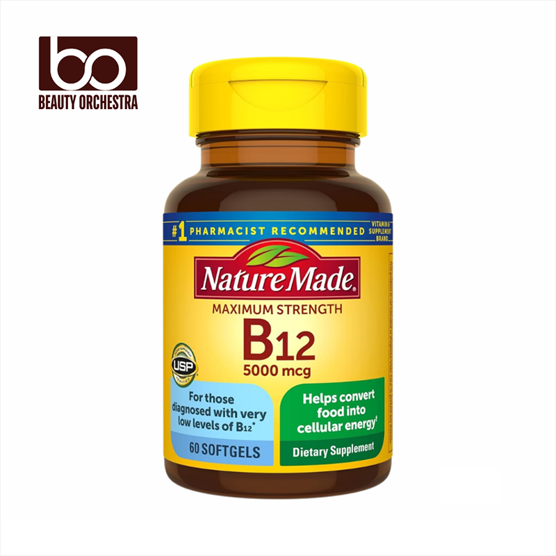 Picture of Nature Made Maximum Strength Vitamin B12 5000mcg - 60 Softgels
