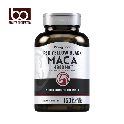 Picture of Piping Rock Red Yellow Black Maca 4800mg – 150 Capsules