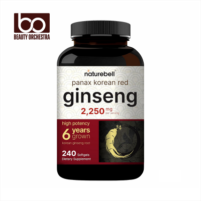 Picture of NatureBell Korean Red Panax Ginseng 2250mg - 240 Softgels