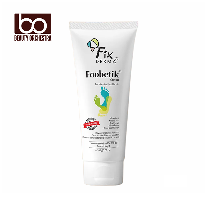 Picture of Fixderma Foobetik Foot Cream - Dry & Cracked Heels Cream - 50g