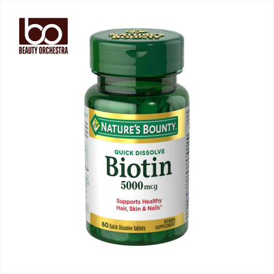 Picture of Nature’s Bounty Biotin 5000mcg - 60 Quick Dissolve Tablets