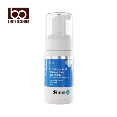 Picture of The Derma Co 1% Salicylic Acid Foaming Daily Face Wash – 100ml
