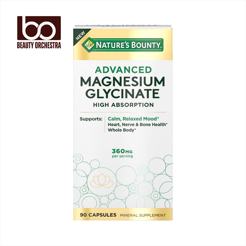 Picture of Nature's Bounty Advanced Magnesium Glycinate 360 mg  - 90 Capsules