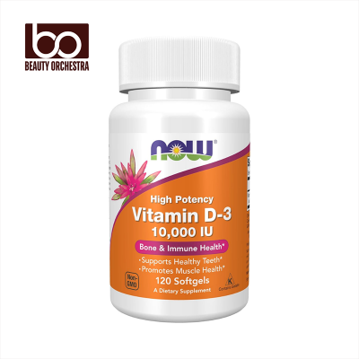 Picture of NOW Vitamin D3 10000 IU - 120 Veg Capsules