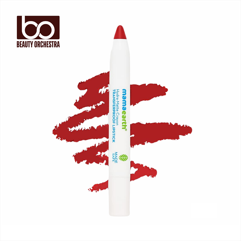 Picture of Mamaearth Hydra-Matte Crayon Transferproof Lipstick (07 Raspberry Red ) - 2.4g