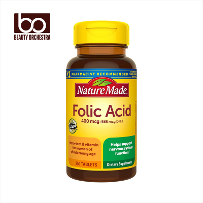 Picture of Nature Made Folic Acid 400 mcg (665 mcg DFE) - 250 Tablets