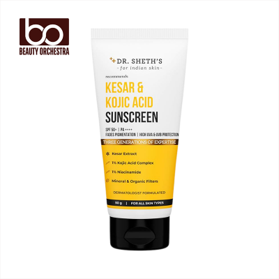 Picture of Dr. Sheth's Kesar & Kojic Acid Sunscreen - 50g