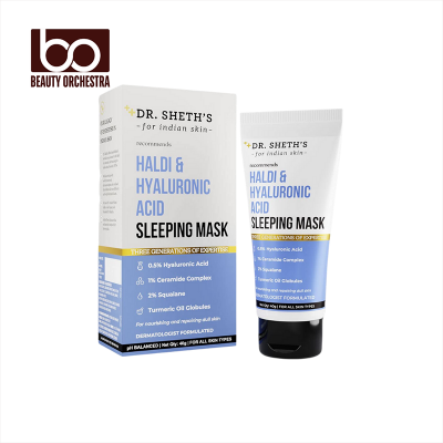 Picture of Dr. Sheth's Haldi & Hyaluronic Acid Sleeping Mask - 40g