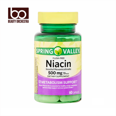 Picture of Spring Valley Niacin Inositol Hexanicotinate 500mg - 60 Capsules
