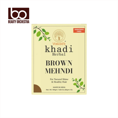 Picture of Vagad's Khadi Herbal Brown Hair Mehndi - 100g