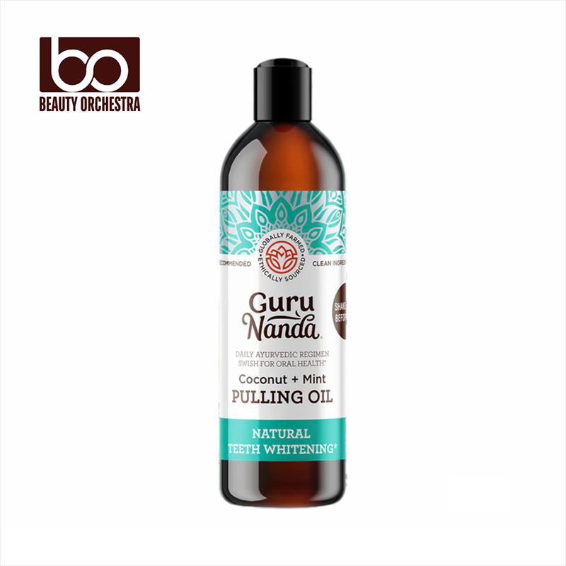 Picture of GuruNanda Coconut Oil Pulling, Fresh Breath & Whitening Mouthwash 237ML (Guru Nanda Oil Pulling Mouth Wash - USA)