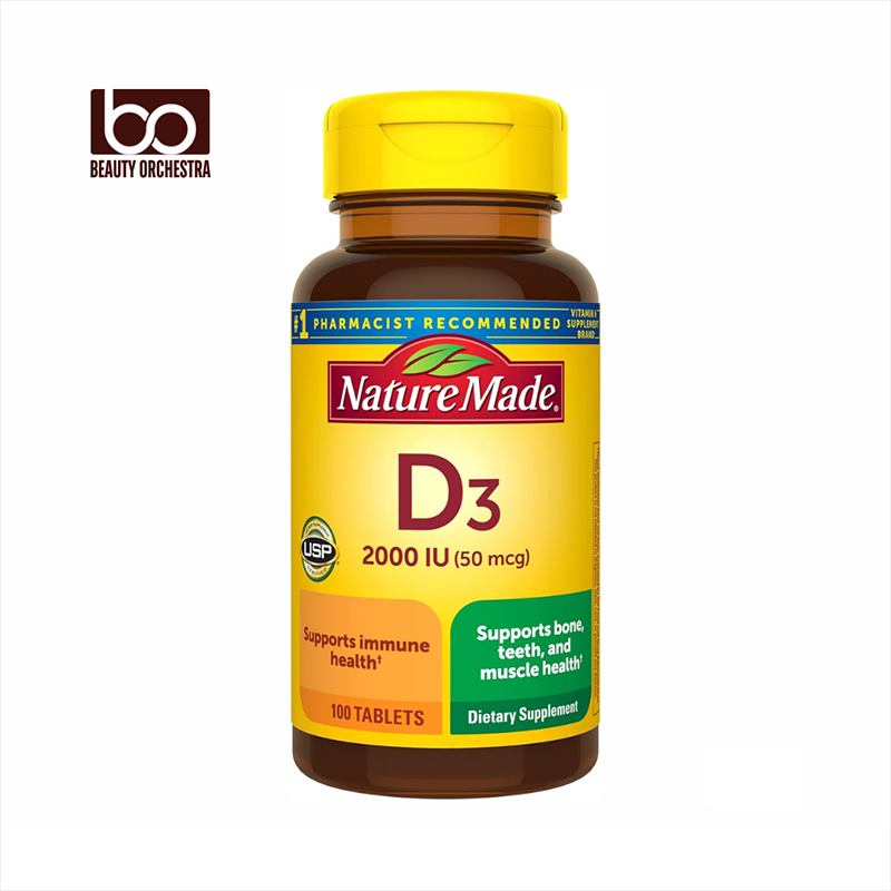 Picture of Nature Made Vitamin D3 2000 IU - 100 Tablets