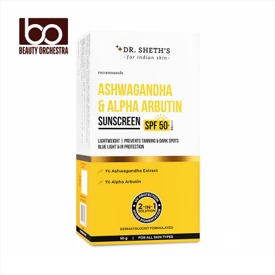 Picture of Dr. Sheth's Ashwagandha & Alpha Arbutin Sunscreen - 50g