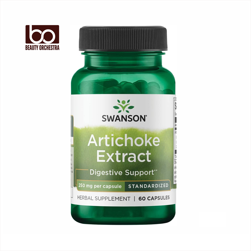 Picture of Swanson Artichoke Leaf Extra Strength Supports Healthy Digestion Healthy Liver Function, Non-GMO, 60 Capsules