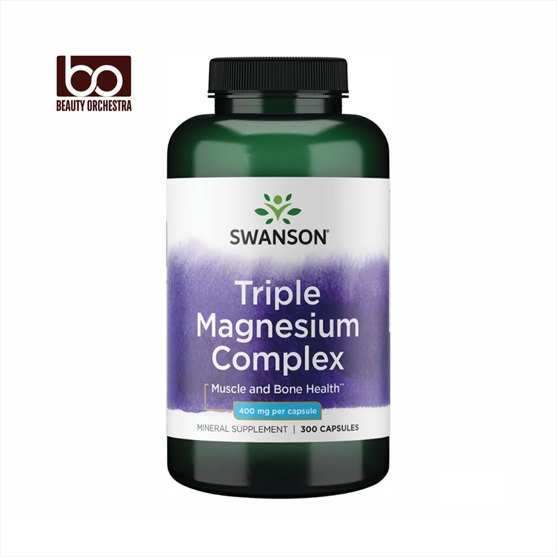 Picture of Swanson Triple Magnesium Complex 400mg - 100 Capsules