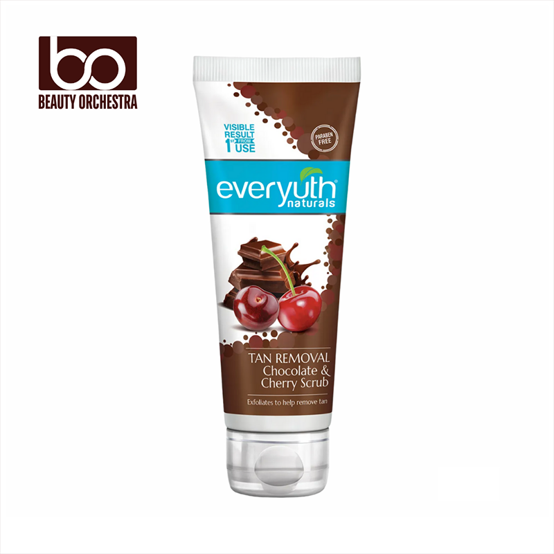 Picture of Everyuth Naturals Chocolate & Cherry  Tan Removal Scrub - 50g
