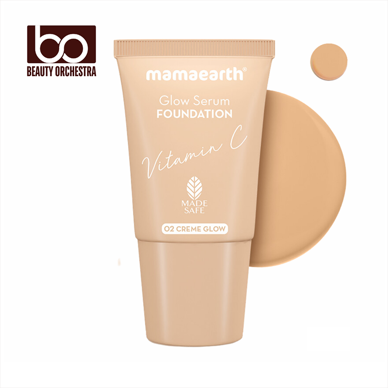 Picture of Mamaearth Glow Serum Foundation Mini Tube - 02 Creme Glow - 18ml
