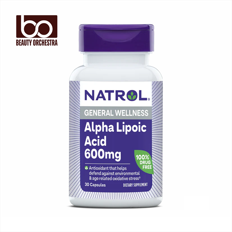 Picture of Natrol Alpha Lipoic Acid 600 mg - 30 Tablets