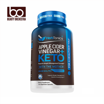 Picture of Herbtonics Apple Cider Vinegar + Keto - 120 Veg Capsules