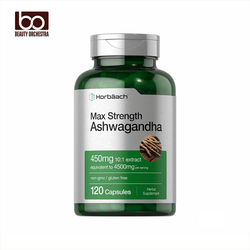 Picture of Horbaach Ashwagandha Supplement Max Strength 120 Capsules