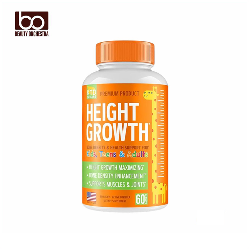 Picture of KTD Height Growth Maximizer - Made in USA - Natural Height Increase Booster & Teen Vitamins - Pills to Grow Taller at Any Age - Bone Growth Supplement for Adults & Kids